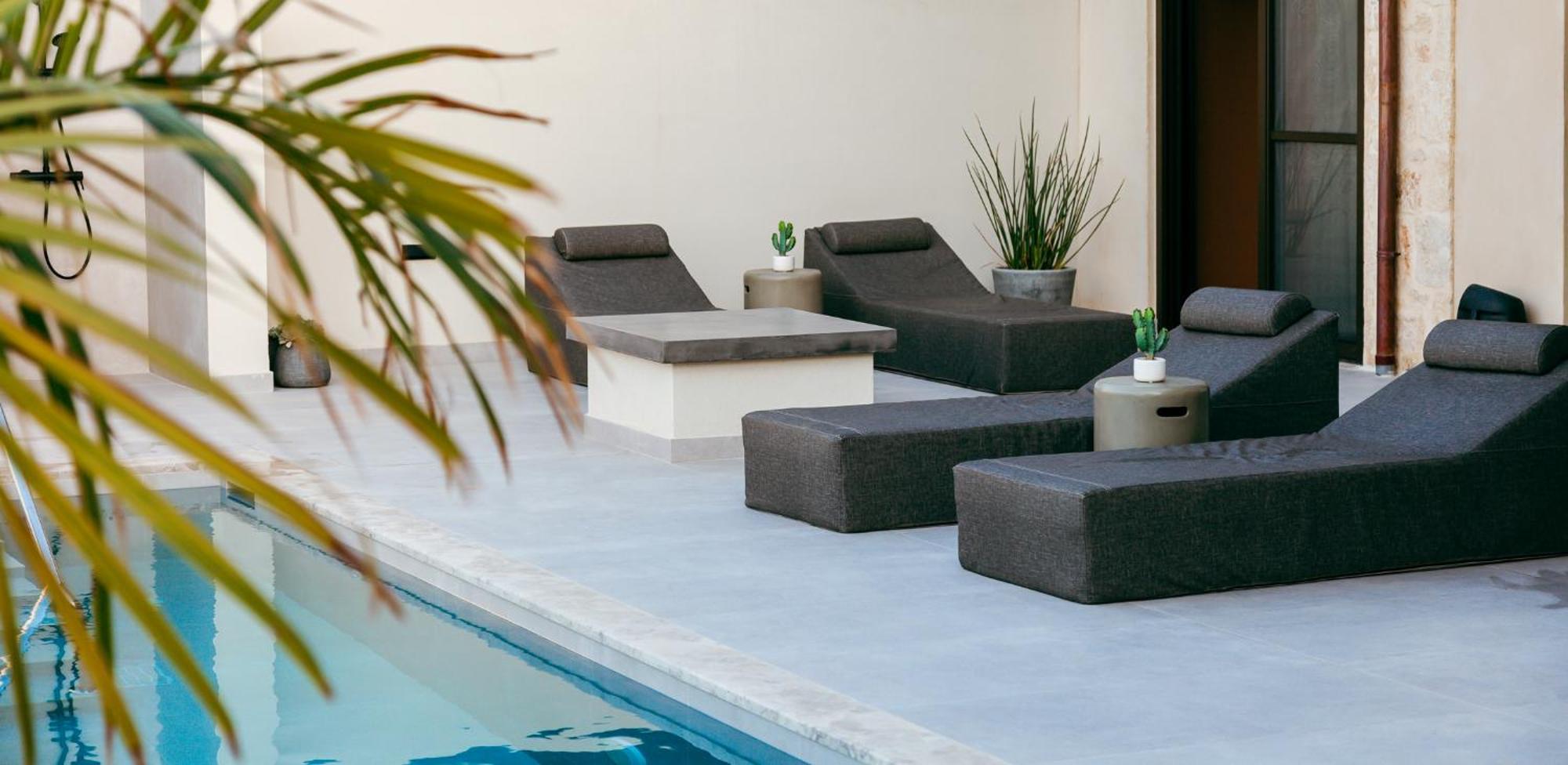 Orama Luxury Suite 3 Bedrooms With Private Pool Hersonissos  Luaran gambar