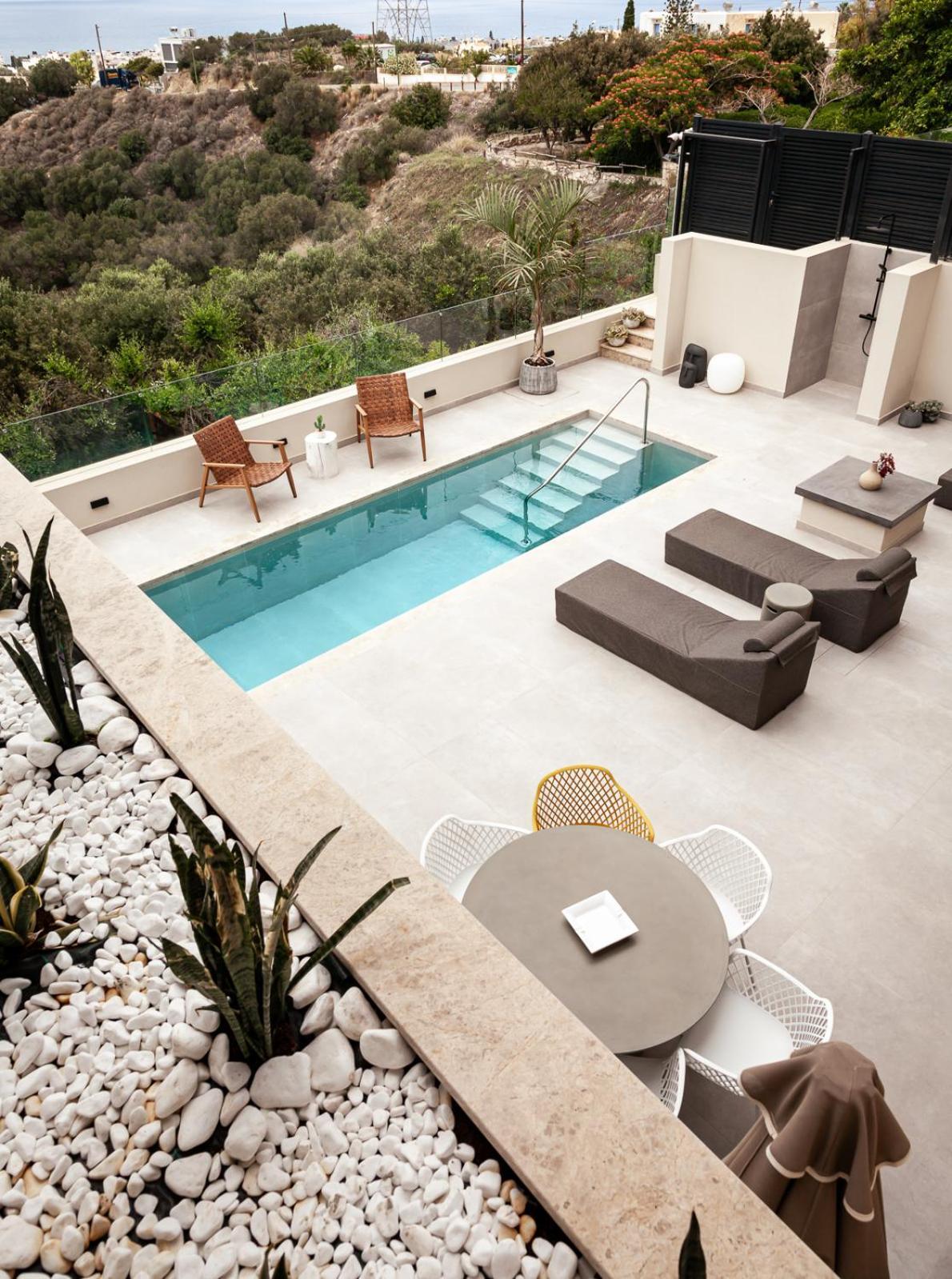Orama Luxury Suite 3 Bedrooms With Private Pool Hersonissos  Luaran gambar